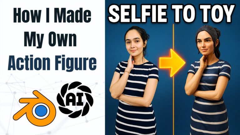 Create Your Own AI Action Figure: From Selfie to 3D Print & Animation